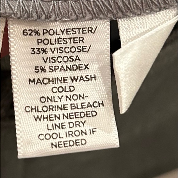 LOFT Gray Zoe straight Leg Trouser Pants Size 6 NEW WITH TAGS - Picture 9 of 13